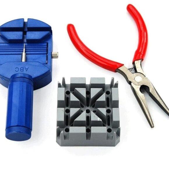 GC 16pc Watch Repair Tool Kit Band Pin Strap Link Remover Back Opener - Picture 3 of 4